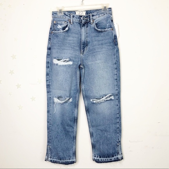 Free People Very Distressed Ankle Jeans - Picture 12 of 14